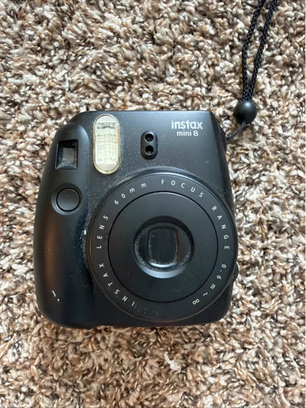 Fujifilm Instax Mini 8 Instant Film Camera Black Used & Untested